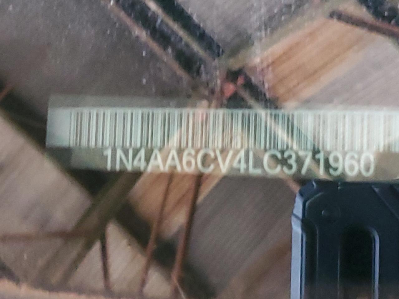 2020 Nissan Maxima Sv VIN: 1N4AA6CV4LC371960 Lot: 59013285