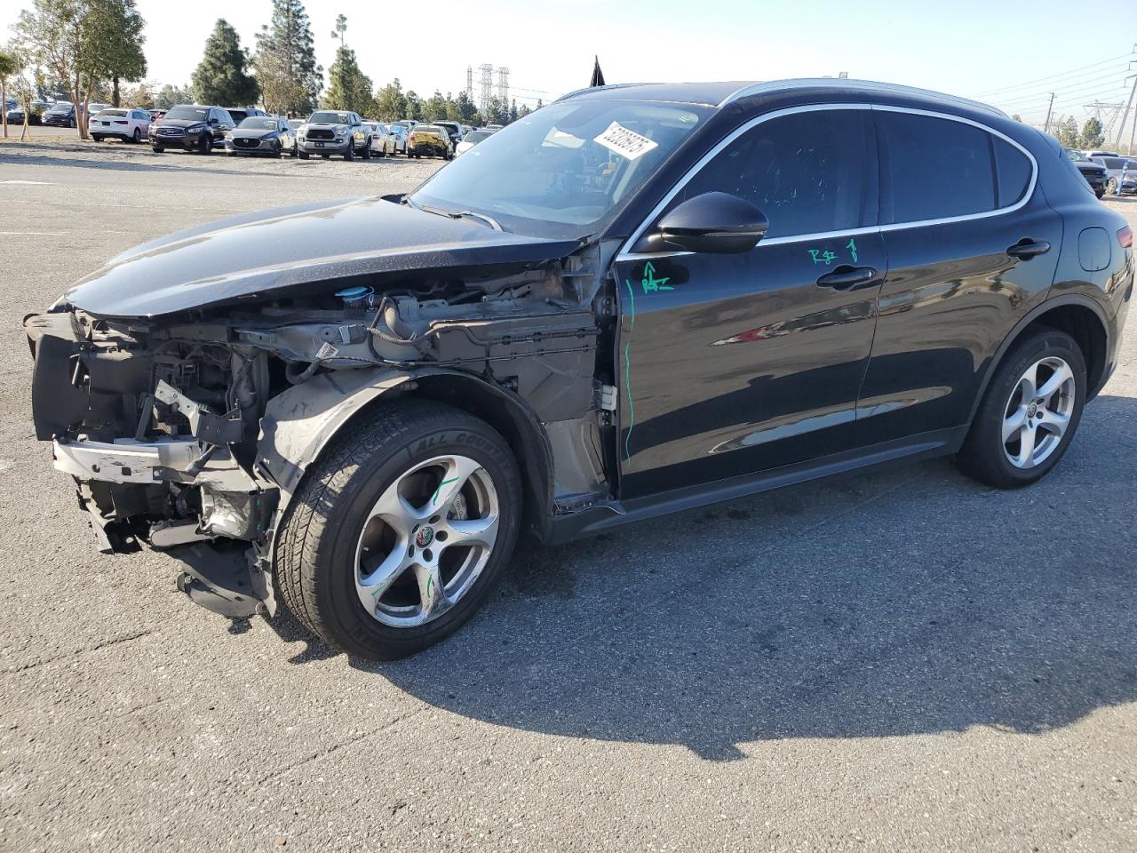 2019 Alfa Romeo Stelvio на продаже в Rancho Cucamonga, CA - Front End
