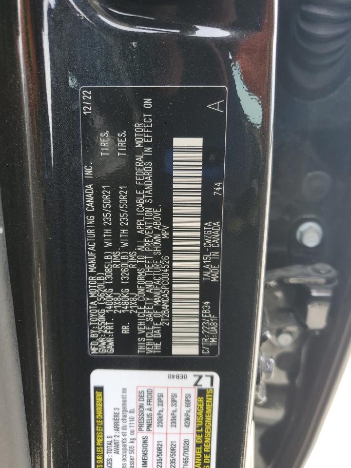 2023 Lexus Rx 350 Base VIN: 2T2BAMCA5PC004526 Lot: 53755085