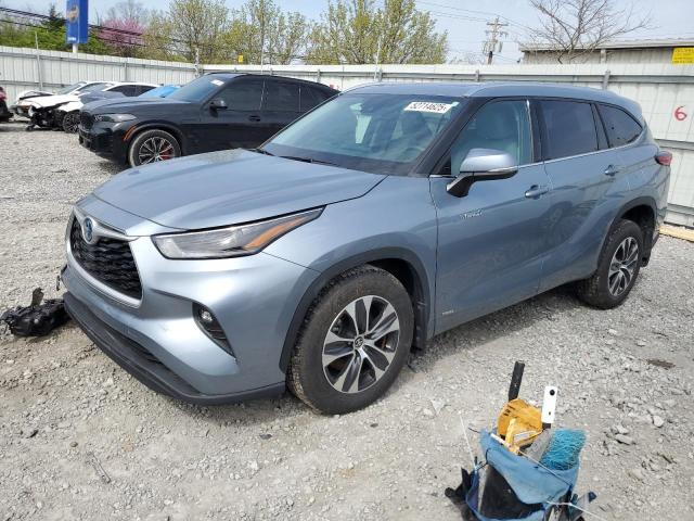  TOYOTA HIGHLANDER 2021 Blue