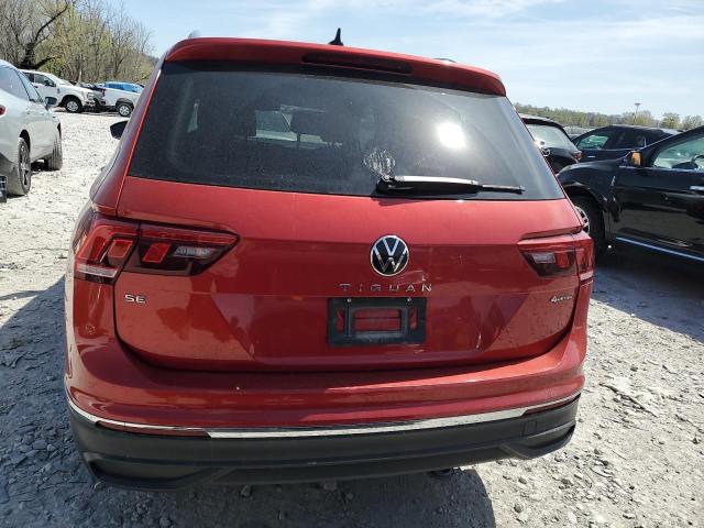  VOLKSWAGEN TIGUAN 2022 Czerwony