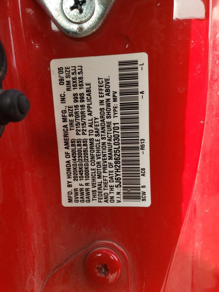 2005 Honda Element Ex VIN: 5J6YH28625L030701 Lot: 51657705