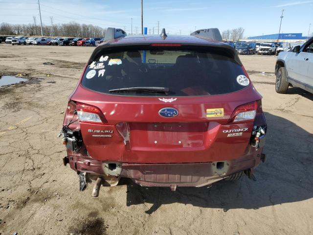  SUBARU OUTBACK 2017 Czerwony