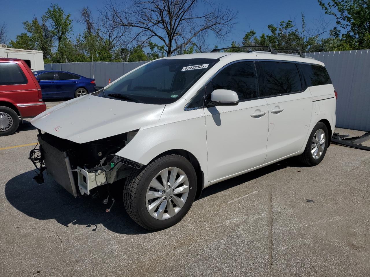 2016 Kia Sedona Ex de vânzare în Bridgeton, MO - Front End