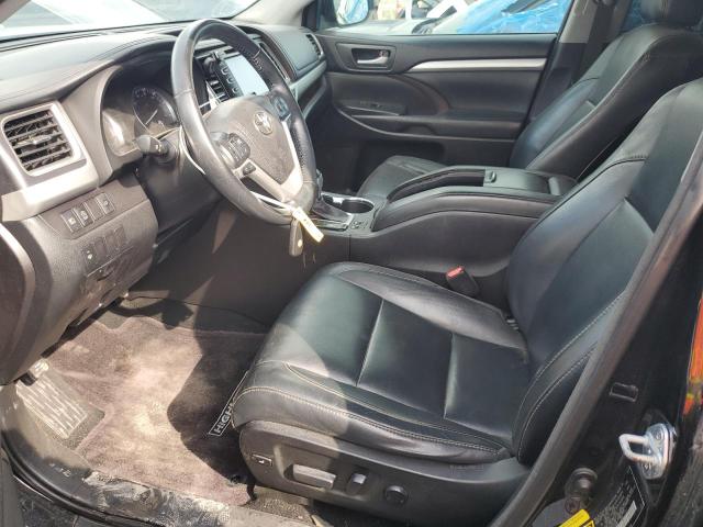  TOYOTA HIGHLANDER 2017 Czarny