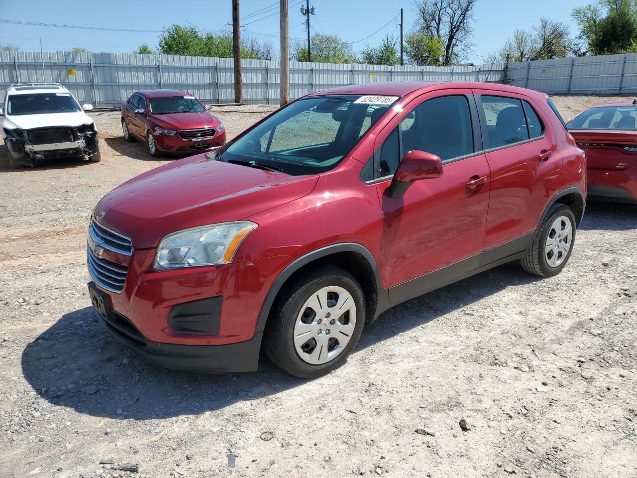2015 Chevrolet Trax Ls იყიდება Oklahoma City-ში, OK - Hail