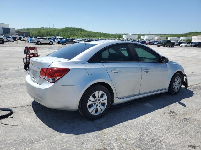 Седани CHEVROLET CRUZE 2015 Сріблястий