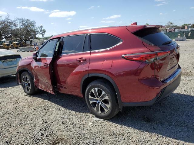  TOYOTA HIGHLANDER 2021 Czerwony