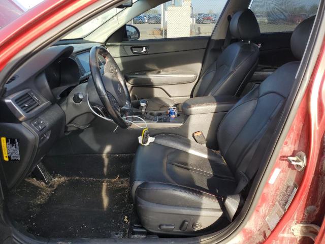 Sedans KIA OPTIMA 2016 Red