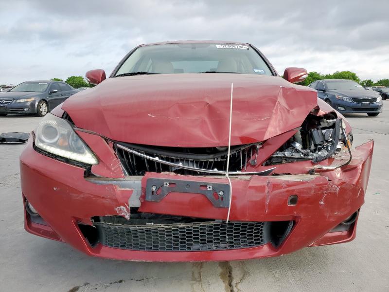  LEXUS IS 2012 Burgundy