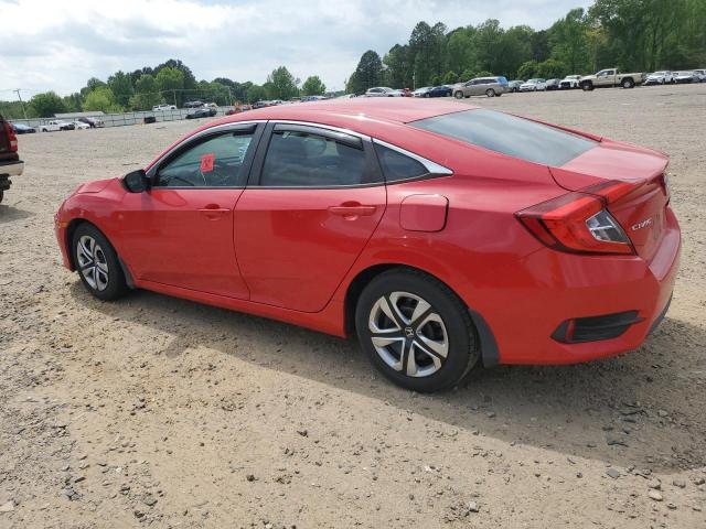 Sedans HONDA CIVIC 2017 Red
