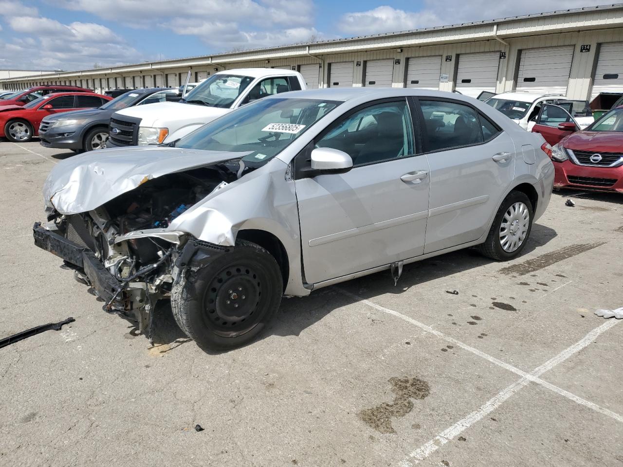 2016 Toyota Corolla L на продаже в Louisville, KY - Front End