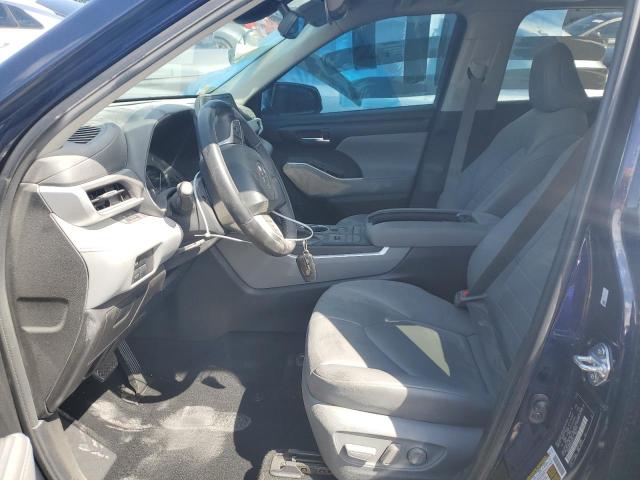  TOYOTA HIGHLANDER 2022 Blue