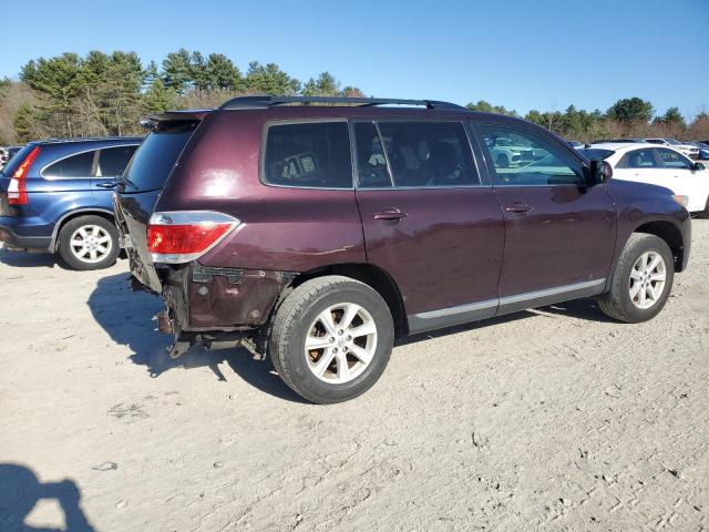  TOYOTA HIGHLANDER 2013 Maroon