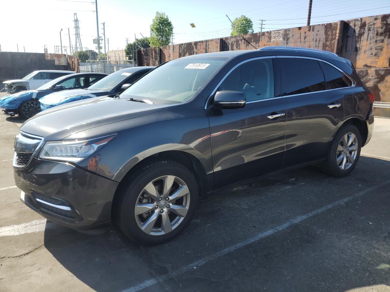 2015 Acura Mdx Advance للبيع في Wilmington، CA - Rear End