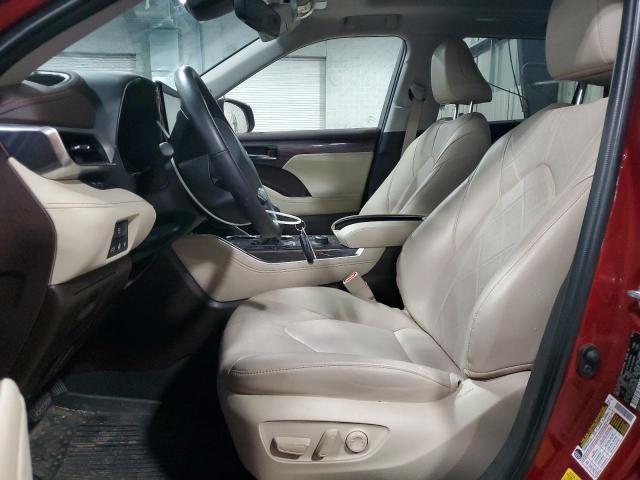  TOYOTA HIGHLANDER 2022 Красный