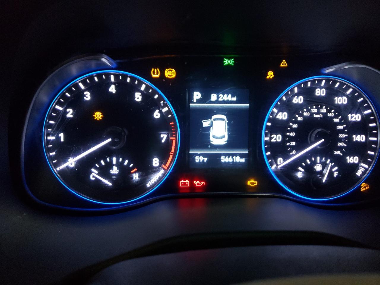 2019 Hyundai Kona Se VIN: KM8K1CAA5KU305046 Lot: 52462535