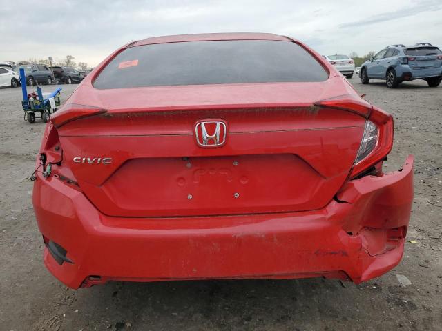 Sedans HONDA CIVIC 2017 Czerwony