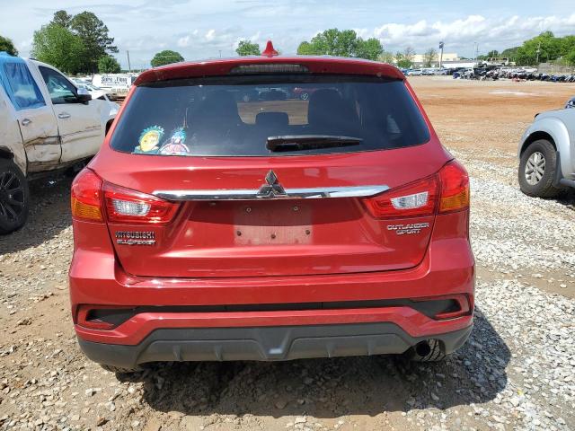  MITSUBISHI OUTLANDER 2019 Czerwony