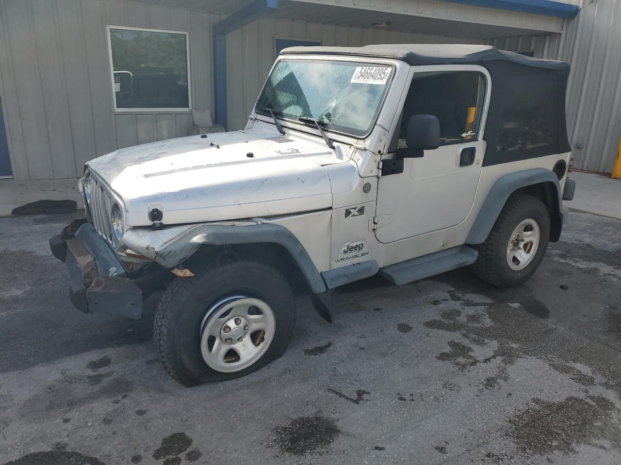 2004 Jeep Wrangler X VIN: 1J4FA39S74P763492 Lot: 54664095