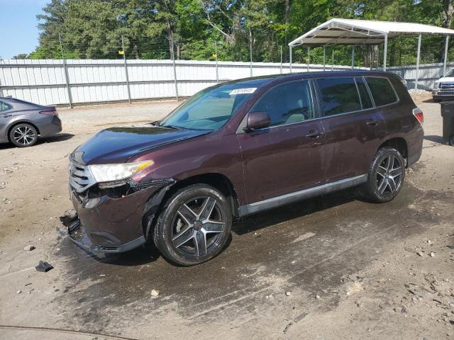  TOYOTA HIGHLANDER 2013 Фиолетовый