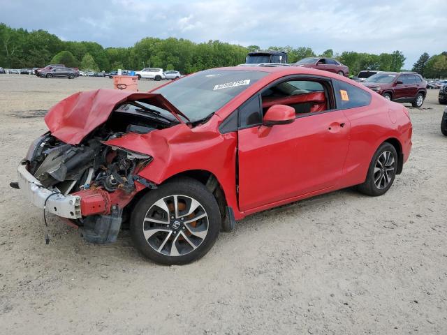 Coupet HONDA CIVIC 2013 Czerwony