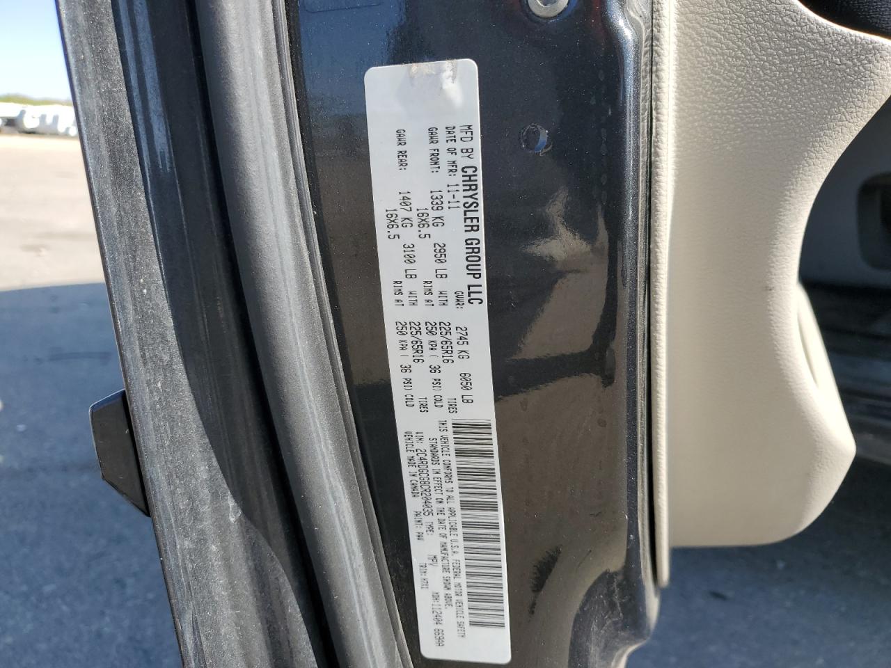 2012 Dodge Grand Caravan Sxt VIN: 2C4RDGCG8CR204035 Lot: 54743005