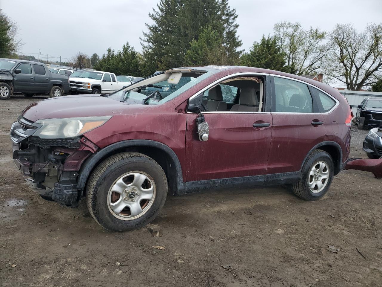 2013 Honda Cr-V Lx for Sale in Finksburg, MD - Front End