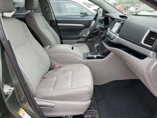  TOYOTA HIGHLANDER 2019 Зелений