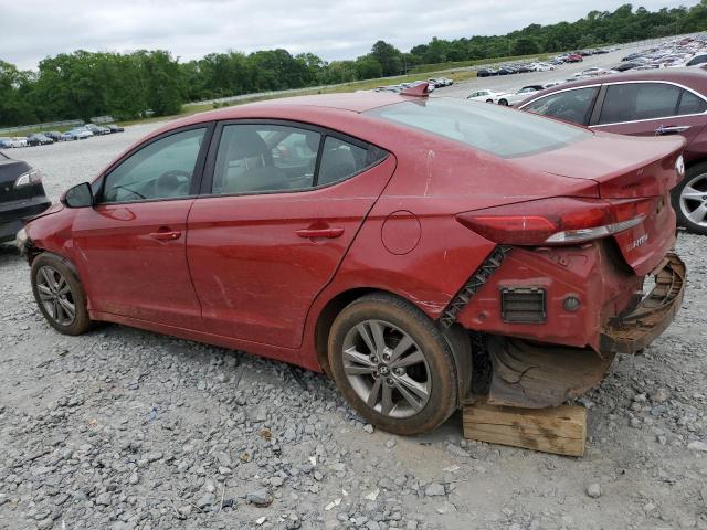  HYUNDAI ELANTRA 2017 Czerwony
