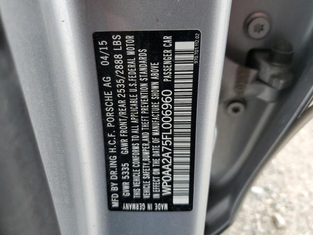 2015 PORSCHE PANAMERA 2