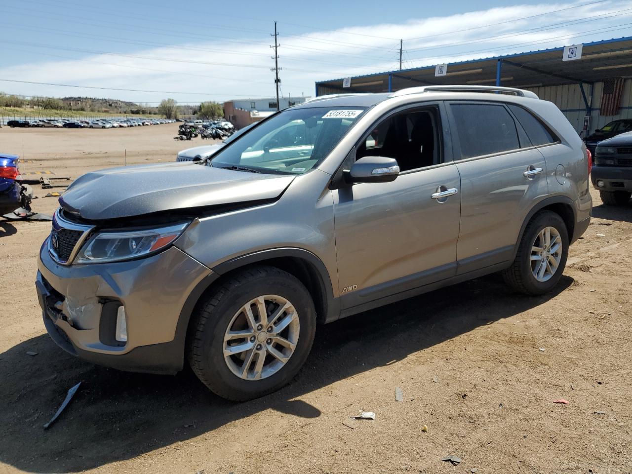 2014 Kia Sorento Lx en Venta en Colorado Springs, CO - Front End