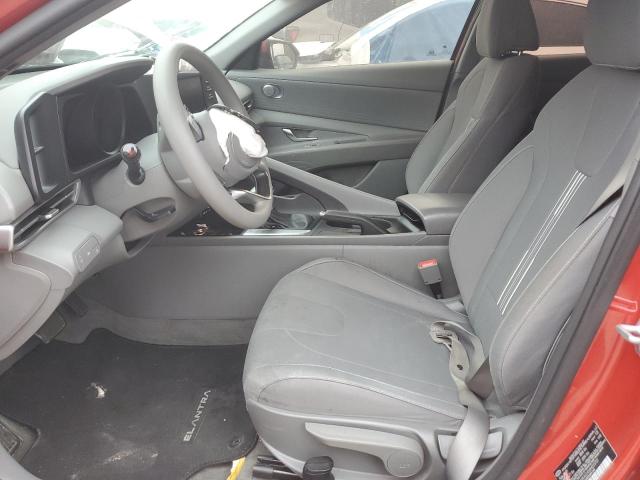  HYUNDAI ELANTRA 2021 Czerwony