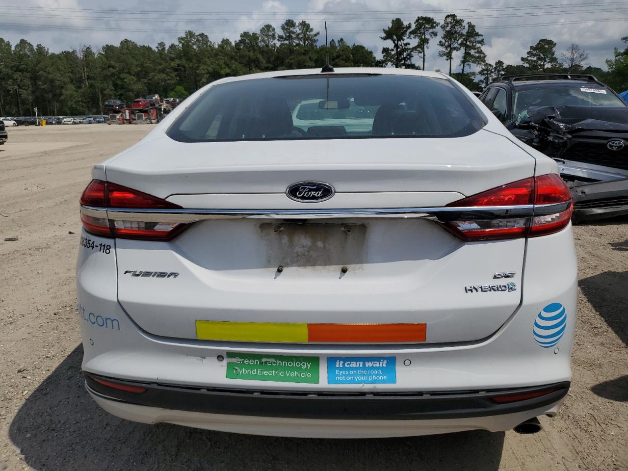 2018 Ford Fusion Se Hybrid VIN: 3FA6P0LU0JR281888 Lot: 54032535