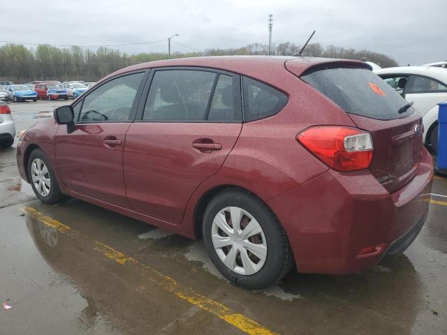  SUBARU IMPREZA 2014 Burgundy