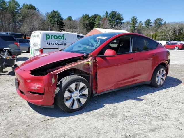  TESLA MODEL Y 2022 Czerwony