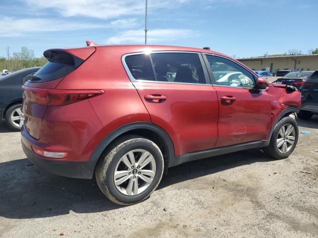  KIA SPORTAGE 2017 Czerwony