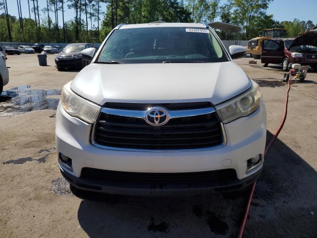 TOYOTA HIGHLANDER 2015 Белы