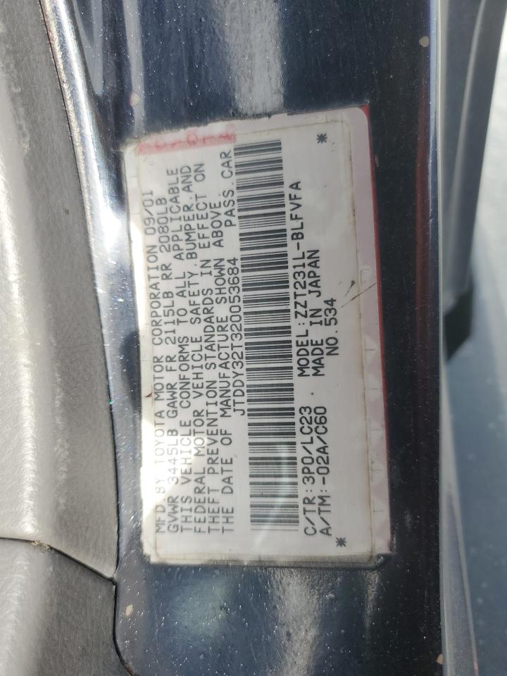 2002 Toyota Celica Gt-S VIN: JTDDY32T320053684 Lot: 53159835