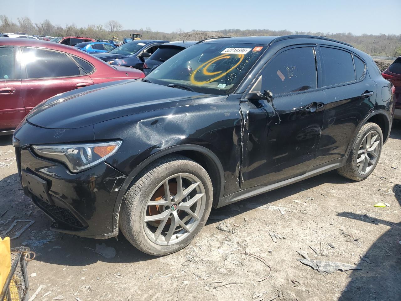 2018 Alfa Romeo Stelvio Ti Sport na sprzedaż w Cahokia Heights, IL - Side