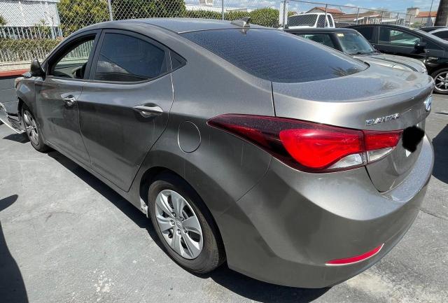 Sedans HYUNDAI ELANTRA 2016 Brown