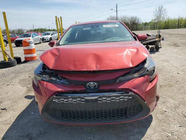  TOYOTA COROLLA 2021 Красный