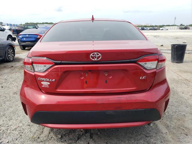  TOYOTA COROLLA 2021 Красный