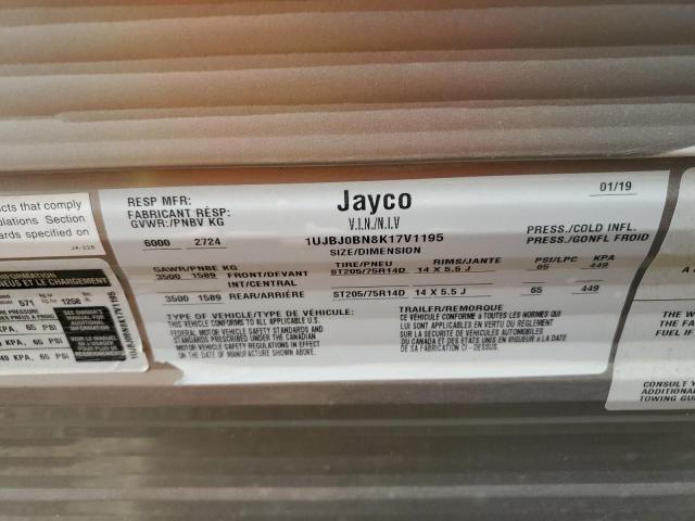 2019 JAYCO 263 RK EAG  