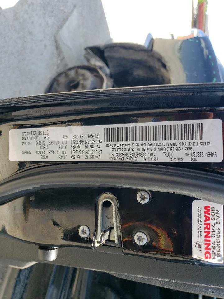 2019 Ram 3500 Tradesman VIN: 3C63RRGJ0KG584833 Lot: 54075715