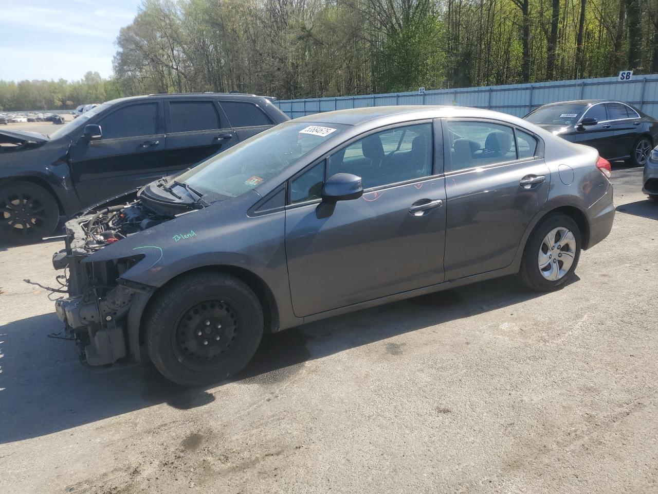 2013 Honda Civic Lx for Sale in Glassboro, NJ - Front End