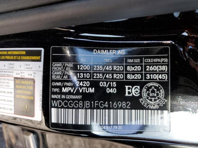 2015 MERCEDES-BENZ GLK 350 4MATIC
