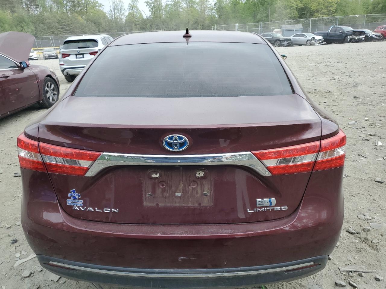 2013 Toyota Avalon Hybrid VIN: 4T1BD1EB5DU014208 Lot: 54713685