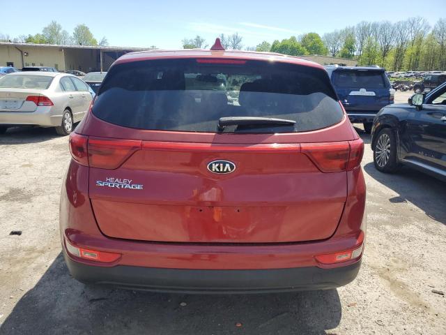  KIA SPORTAGE 2017 Czerwony