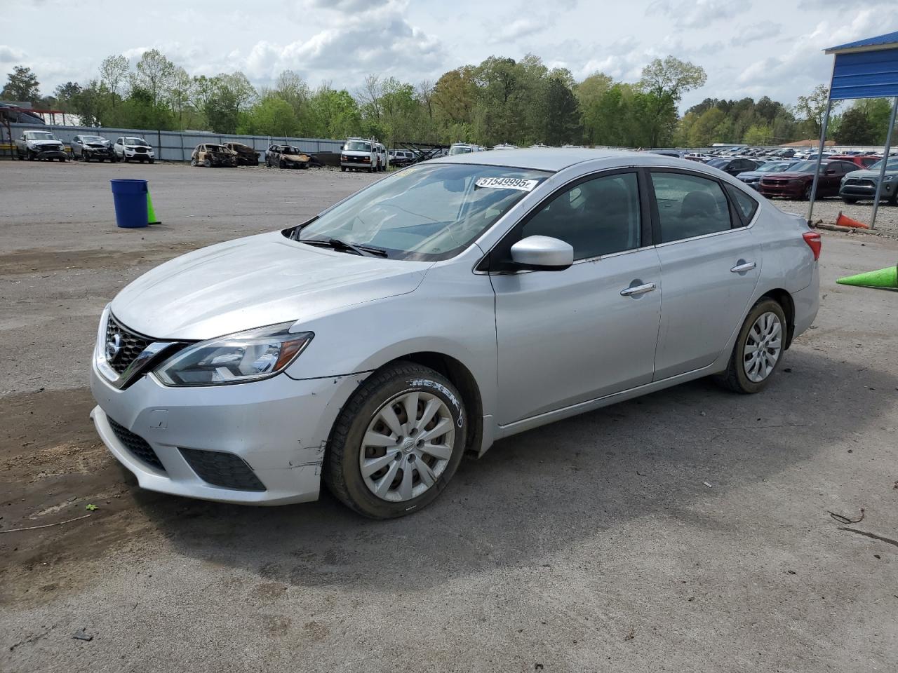 2016 Nissan Sentra S продається в Florence, MS - Side